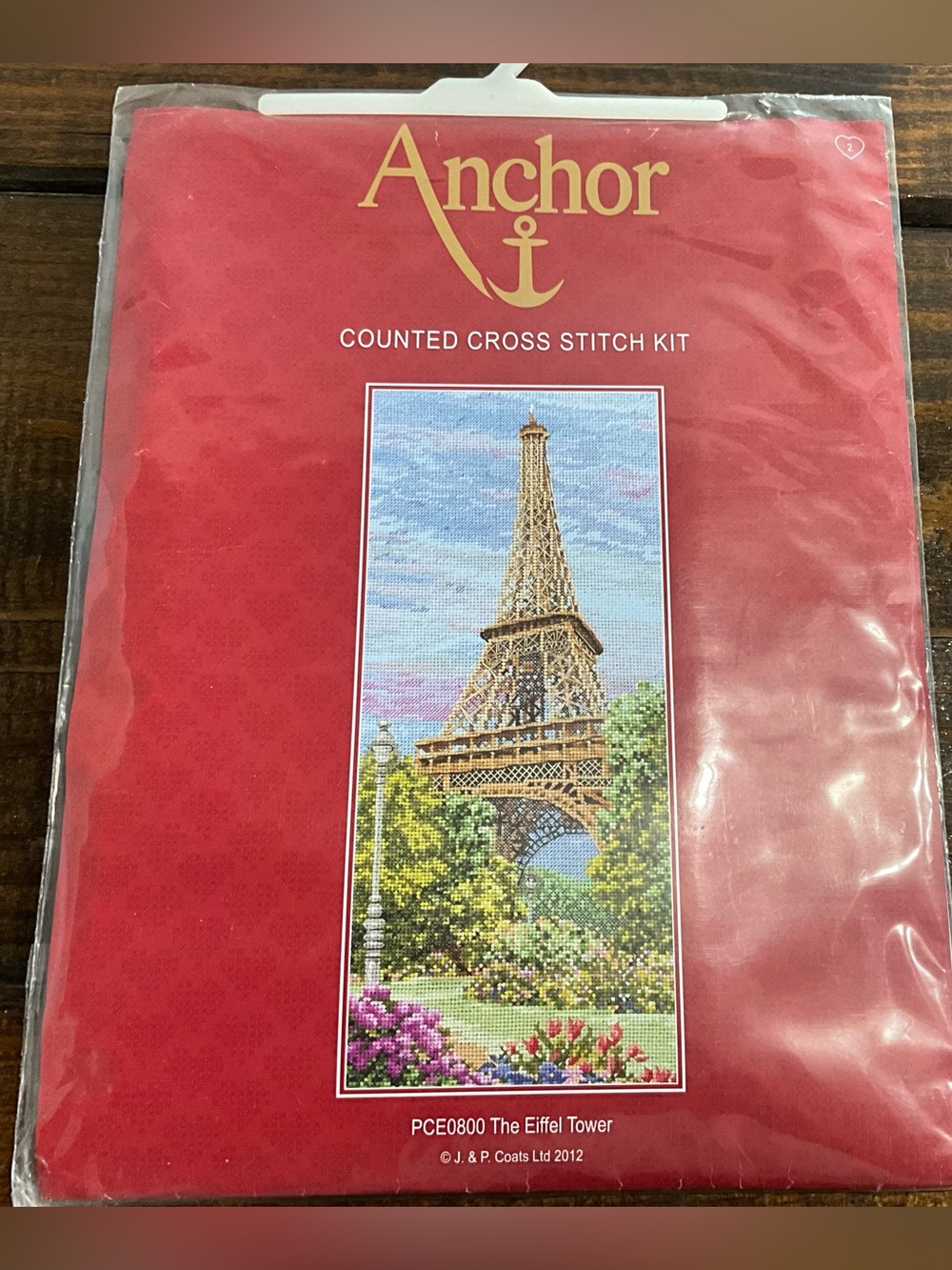 Anchor Counted Cross Stitch Kit PCE0800 The Eiffel Tower Rare